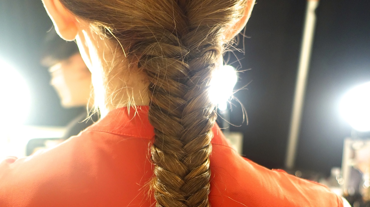 Tome Braid New York Fashion Week SS15 NYFW Hair Braids